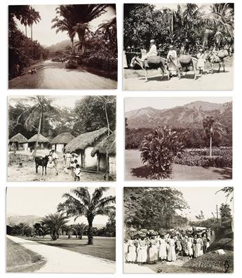 (PHOTOGRAPHY -- JAMAICA.) A. Duperly and Son. Group of 10 late-nineteenth-century silver prints depicting landscapes